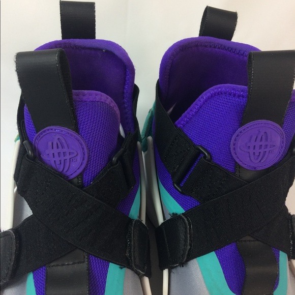 Nike Air Huarache City Size 8 Gray Purple Aqua - Picture 4 of 11